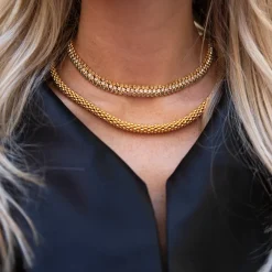 Caroline Svedbom Siri Choker Golden Combo Discount