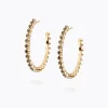Caroline Svedbom Siri Large Earrings Black Diamond Shop