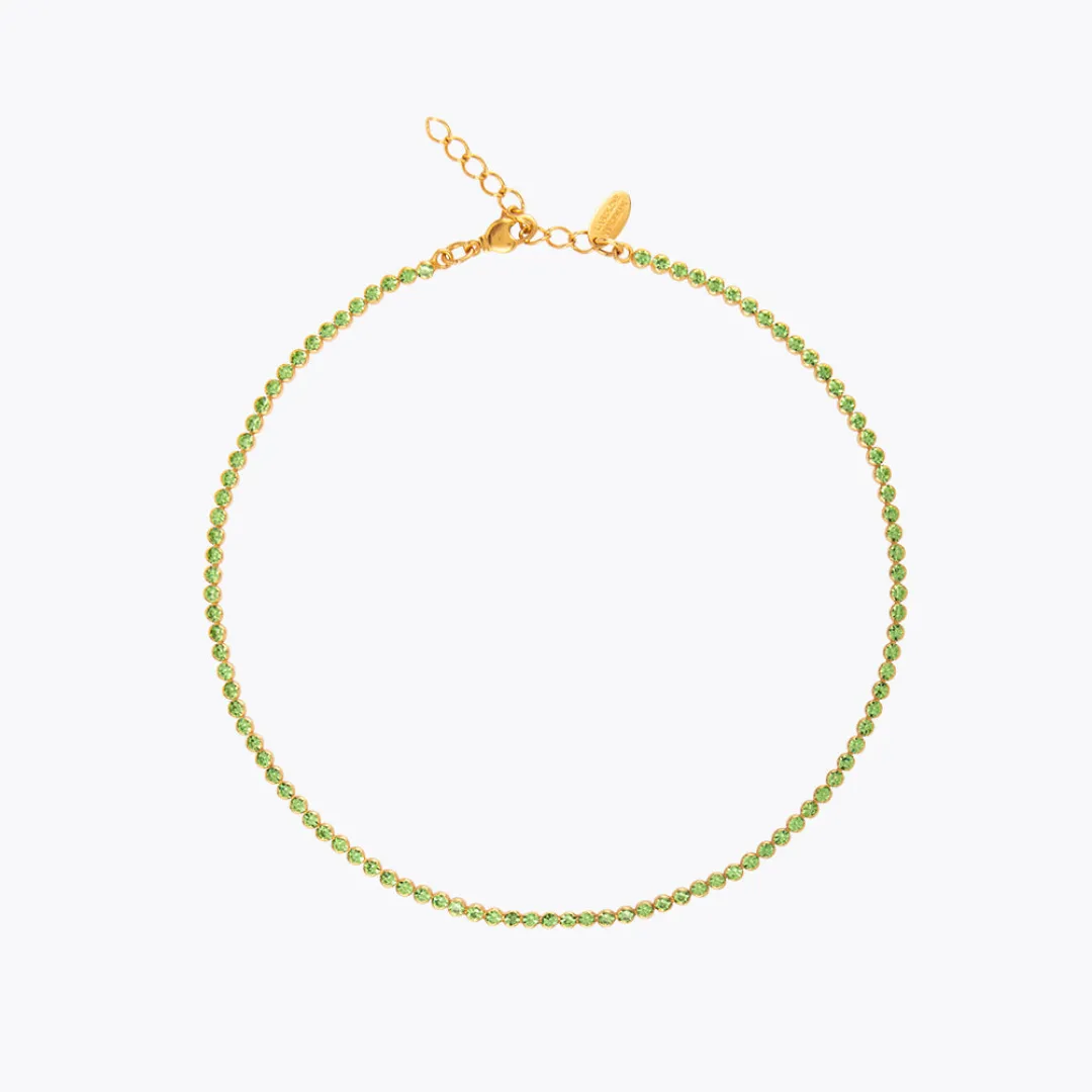 Caroline Svedbom Siri Necklace/Peridot Hot
