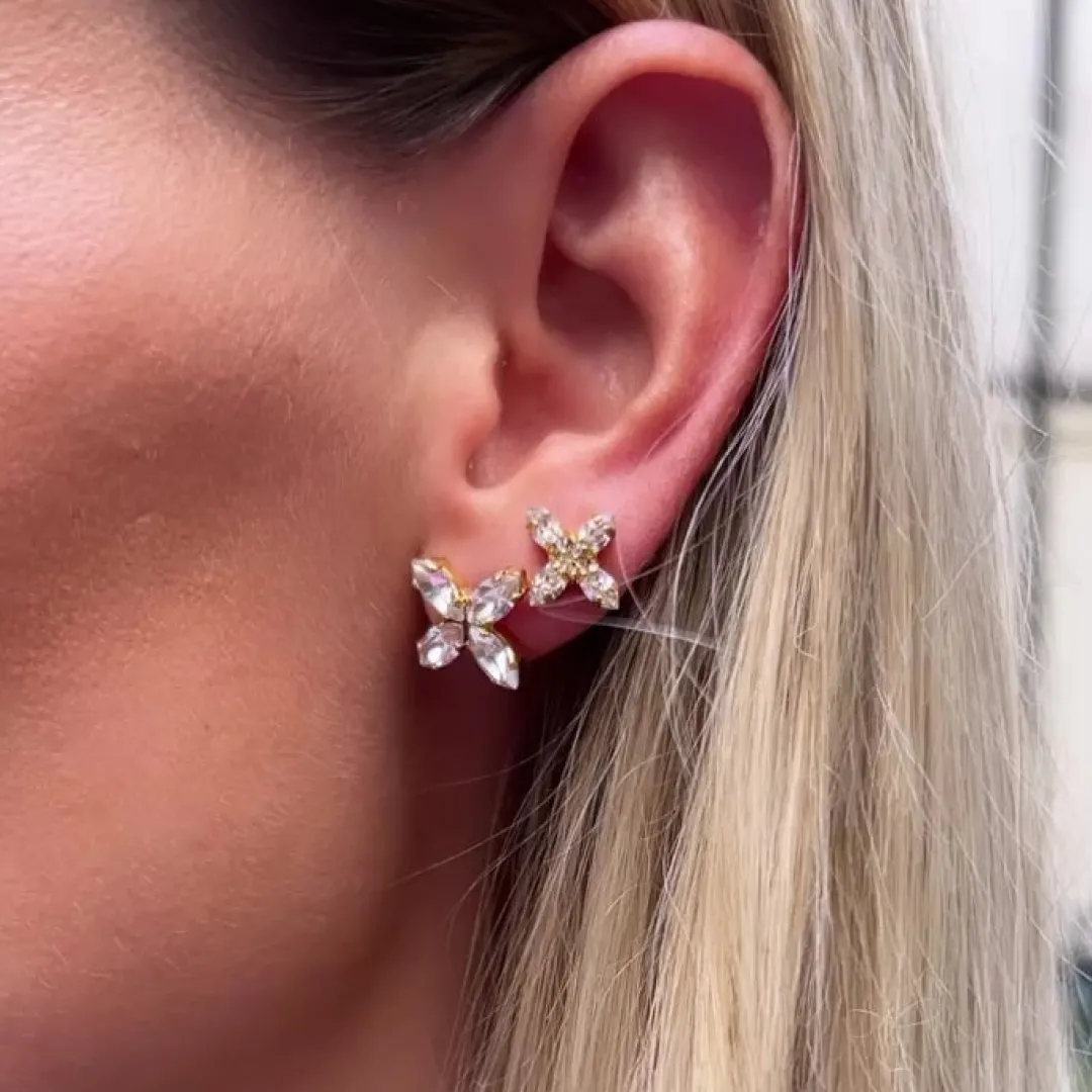Caroline Svedbom Star Earrings Crystal Sale