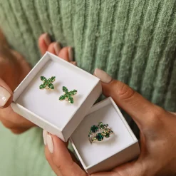 Caroline Svedbom Stardust Ring Green Combo Flash Sale