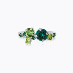 Caroline Svedbom Stardust Ring Green Combo Flash Sale