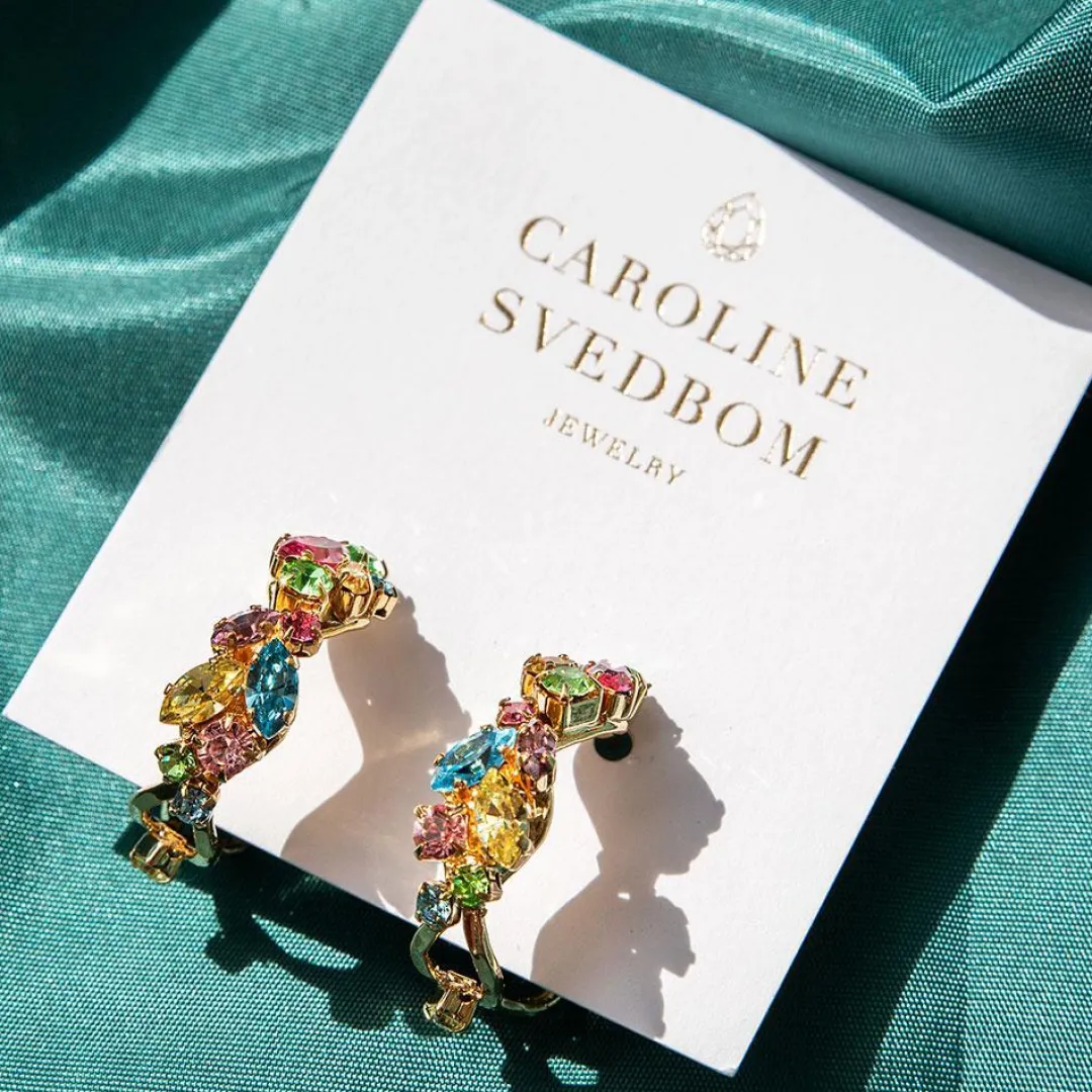 Caroline Svedbom Stella Earrings/Rainbow Combo Crystal Shop
