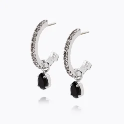 Caroline Svedbom Tracy Loop Earrings Jet Shop