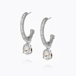 Caroline Svedbom Tracy Loop Earrings Crystal Best