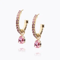 Caroline Svedbom Tracy Loop Earrings Light Rose Sale