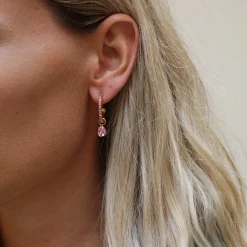 Caroline Svedbom Tracy Loop Earrings Light Rose Sale